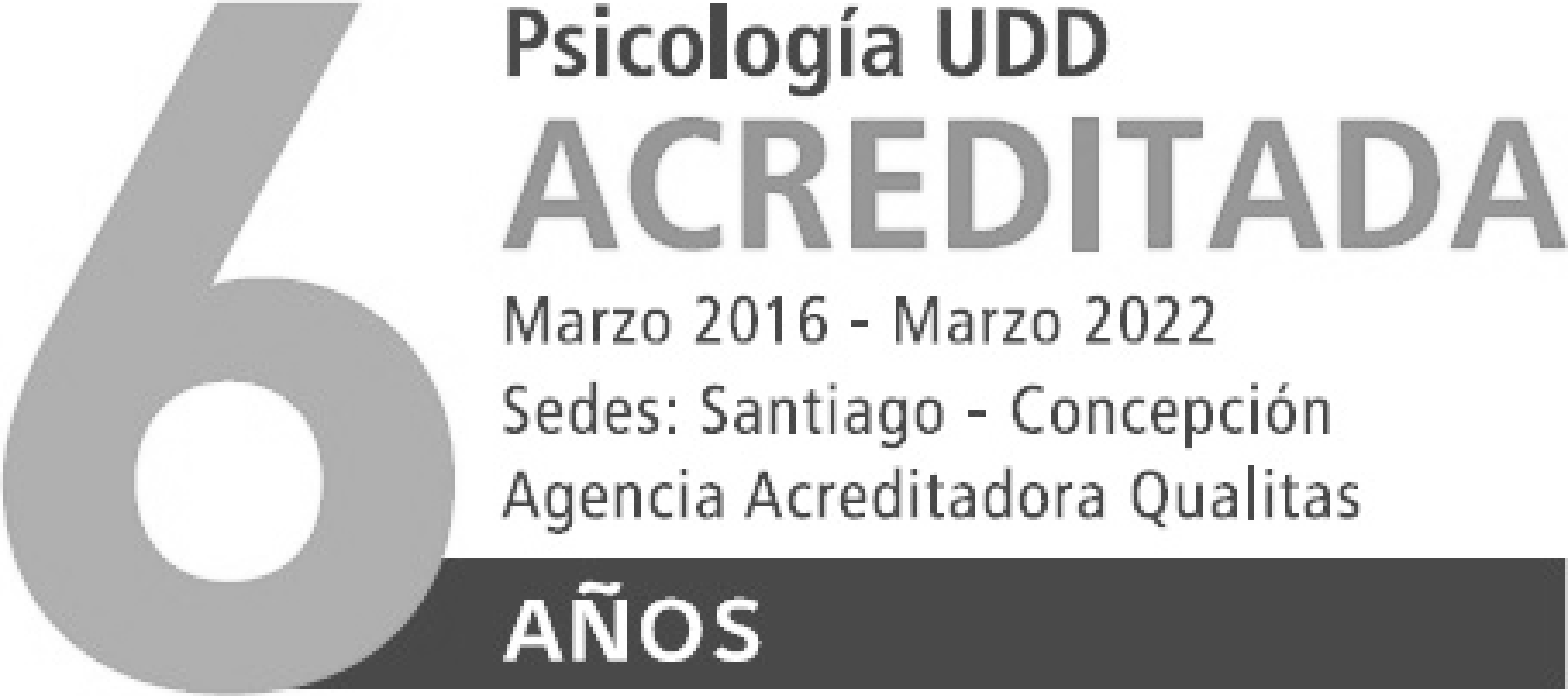 Acreditada hasta el año 2022